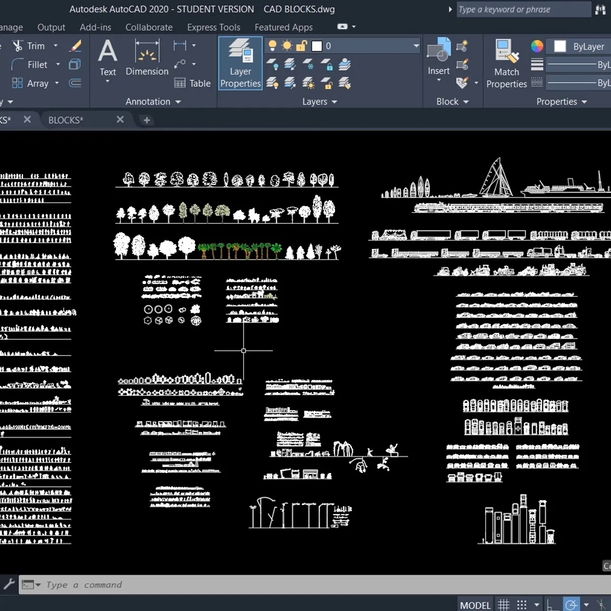 Blocks for stylizing your plans