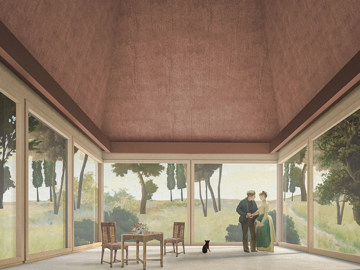 Collage Forest Cabin