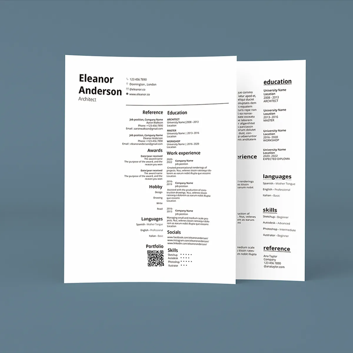 CV Architecture Templates 1