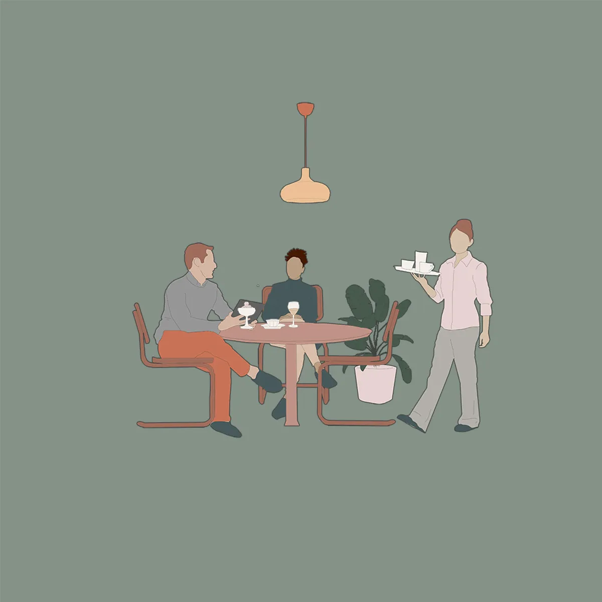 Dining Room Elevation Scene