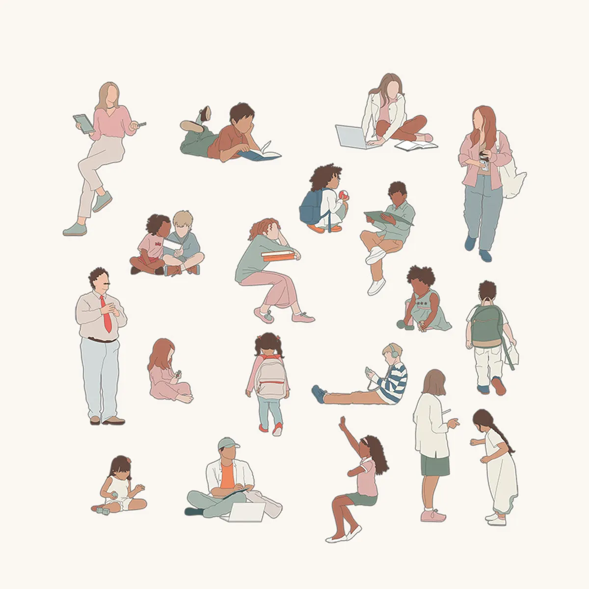 Educational People Color