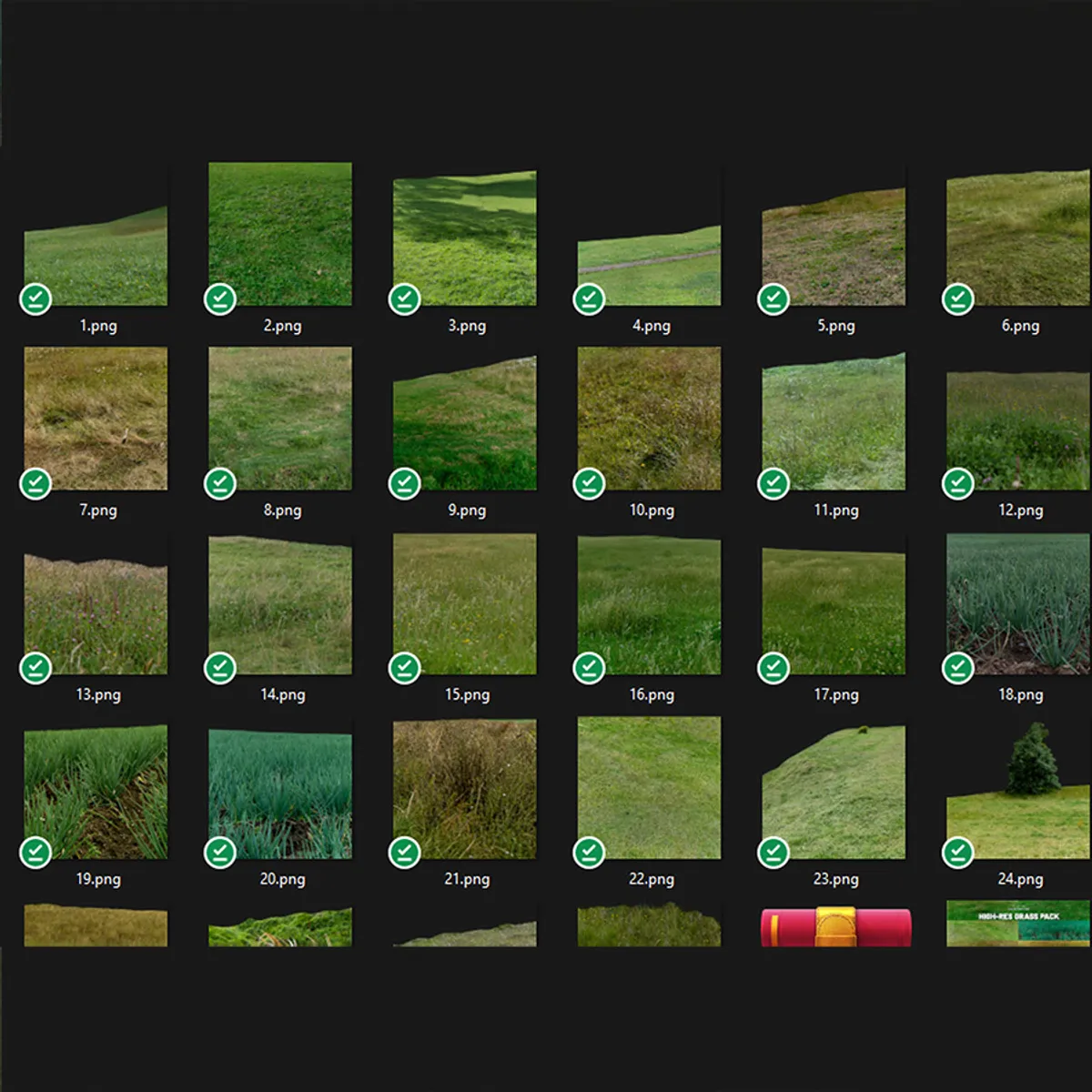 High Res grass pack 3