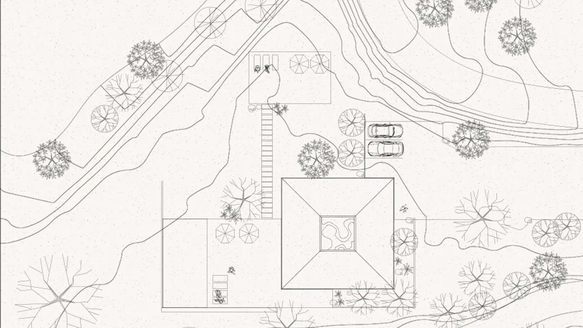 HOUSE SITE PLAN Line Only