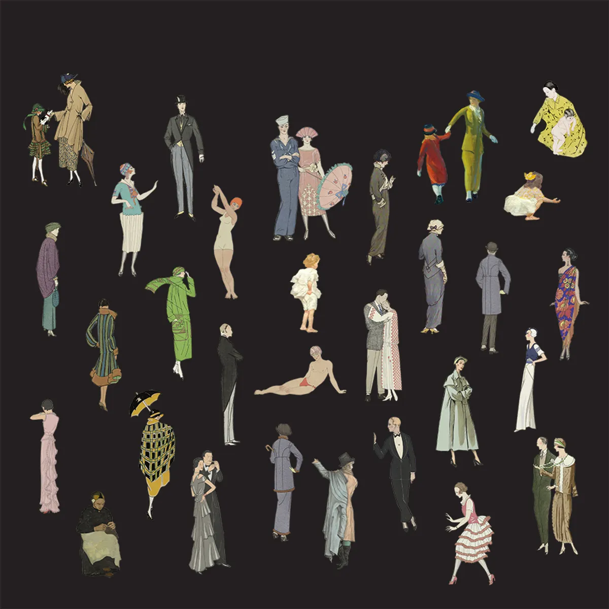 Modern painting cutouts