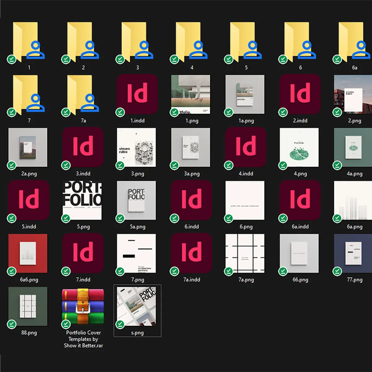 Portfolio Cover Templates 2