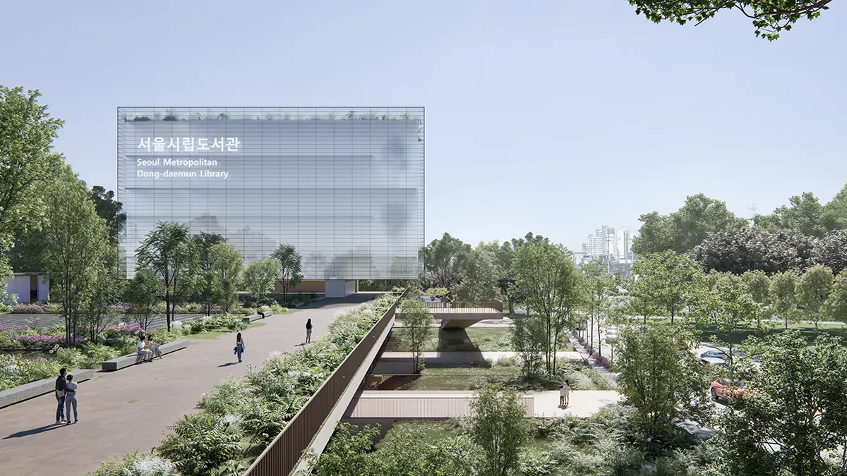 Seoul Metropolitan Dong Daemun Library by Martinez Arquitectura Mec Arq and Fiallo Atelier