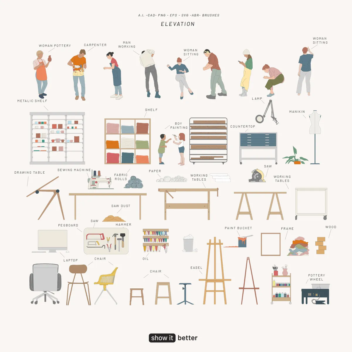 Workshop Minimal Elevation Color